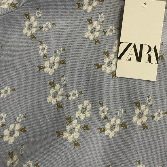 Zara floral knitted sweater - Picture 4 of 7